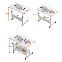 Table de dortoir pliable pour ordinateur portable, bureau d'ordinateur de style nordique, design simple, table d'étude moderne, bureaux d'ordinateur
