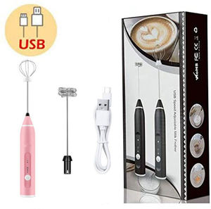 Batidora de Huevos Manual Mini de Grado Alimenticio en Oferta, Espumador de Leche Eléctrico Recargable por USB para Café y Leche - Product Image 3