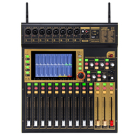 Console de DJ professionnelle, contrôleur musical, 12 canaux, 16 effets DSP, écran tactile, entrées XLR, égaliseur 7 bandes, interface audio, enregistrement