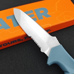 Cuchillo de hoja fija ligero de acero D2 clásico personalizado, de grado profesional, para defensa personal, aventuras al aire libre y supervivencia. - Product Image 4