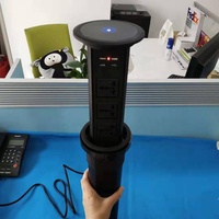 Ổ Cắm Dữ Liệu Điện Để Bàn Dọc Có Động Cơ/Ổ Cắm Điện Đa Năng Có Thể Thu Vào Cơ Giới 16A CE Blue Shark 250V