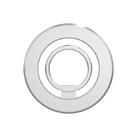 Support de téléphone magnétique en métal portable, flexible et robuste, réglable à 360 degrés, avec anneau de maintien pour doigt, pour lit et bureau, personnalisable OEM/ODM avec logo