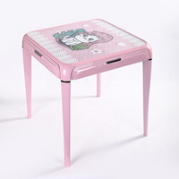 Table de Mahjong Pliante Portable de Luxe Moderne pour l'Extérieur, Table de Jeu Multifonctionnelle pour le Camping, les Fêtes et les Réunions Familiales