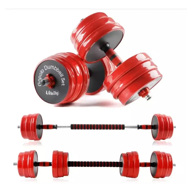 Fabricage Supply Halter Factory Direct Gym Apparatuur Dumble Fitness Wegen Lifting Verstelbare Halter Barbell Set 10Kg-50Kg