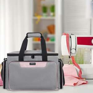 Free Sample <b>Sewing</b> Machine Carrying <b>Case</b> Tote Bag, Nylon Carry Bag, Padded Storage Cover Carrying <b>Case</b> with Pockets and Handles - Product Image 6