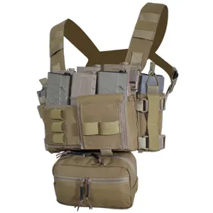 YAKEDA CS War Game Other Outdoor Training Activities Equipment Pouches Camo Style Molle Tactical Vest Men Chest Rig