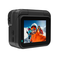 Caméra d'action portable 4K avec objectif grand angle et prévisualisation via application mobile pour vlog, voyages et aventures