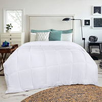 Couette King Size Insert Down Alternative Couette pour toutes les saisons, Couverture de literie matelassée en microfibre douce de qualité hôtelière