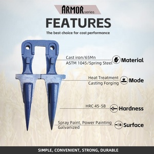ABLSON dövme parmak hasat bıçağı Guard kuclaiçin biçerdöver yedek parça Claas yedek parça için New Holland için Fit - Product Image 4