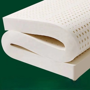 Colchón de Látex Natural Auténtico de Tailandia, Superficie de Sueño Orgánica Tipo Dunlop, Transpirable, con Soporte Perforado, para Recámara Principal - Product Image 2