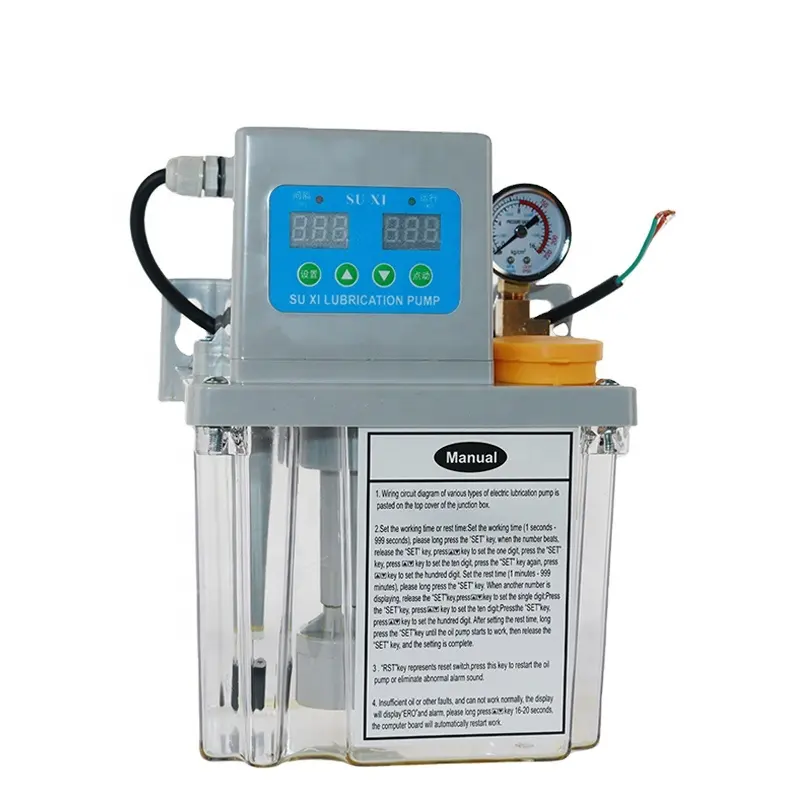 Станок автоматический смазочный масляный насос токарный станок с цифровым дисплеем электромагнитный Масляный насос