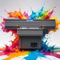 Printer UV Flatbed Otomatis ATUE I3200 Baru dengan Tinta CMYK Garansi 1 Tahun untuk Casing Ponsel Pencetakan Akrilik Format Besar