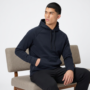Sweat à capuche confortable pour homme, coupe classique, imprimé en sérigraphie, 100% polyester respirant, en molleton, pour l'automne - Product Image 1