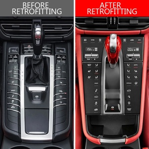 2014-2022 Car Upgrade 2023 LCD Shift Button Central Control <b>Panel</b> New Touch <b>Mirror</b> Saddle <b>Panel</b> for Macan - Product Image 2