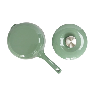 2026 Petite marmite de cuisson en fonte verte durable pour aliments pour bébés, faitout en fonte robuste - Product Image 2