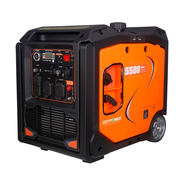 Low Noise Portable Super Silent 5000W Gasoline Inverter Generator