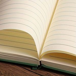 Carnet de notes A5 en cuir épais personnalisé, ligné, reliure thermique, 100 feuilles, pour l'école, les affaires, cadeau, vente en gros - Product Image 4
