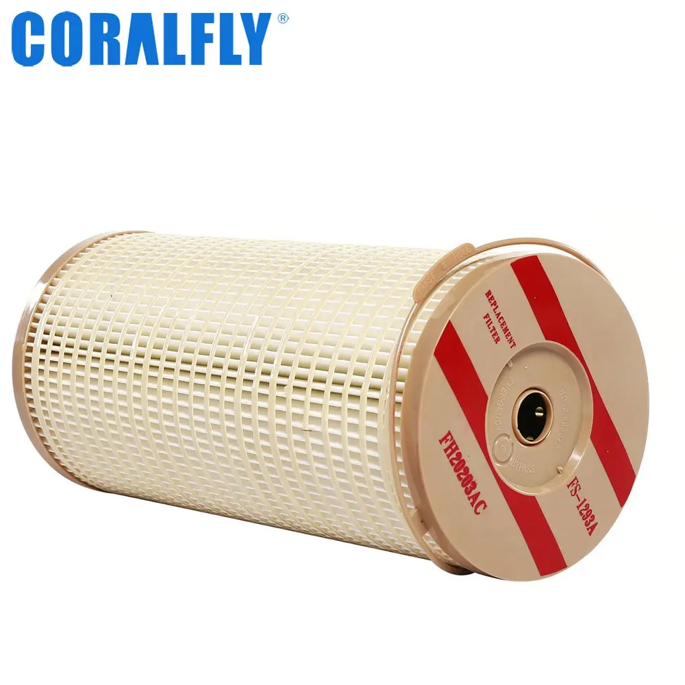 Filtro de combustível escavador coralfly, filtro 2020pm para máquina de escavadeira