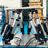 Plateforme Stewart de qualité industrielle, plateforme de mouvement à 6 degrés de liberté et plateforme de mouvement pour simulateur de vol, capacité de charge de 0,05 à 200 tonnes