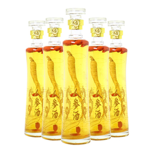 Botella de Vino Medicinal de <span class=keywords><strong>Sangre</strong></span> de Ciervo con Ginseng, Botella Transparente Vacía de Alta Calidad de 500 ml para la Salud - Product Image 5