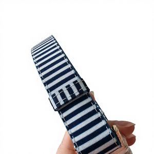 <span class=keywords><strong>Collar</strong></span> Ajustable y Cómodo para Mascotas con Rayas Azules y Blancas para Perros y Gatos - Product Image 4