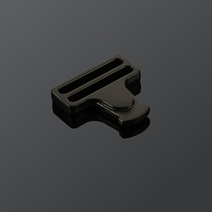 Alloy Clip Buckle 25mm Black Durable For Bags Backpacks <b>Webbing</b> Adjustment Safety Accessory - Product Image 2