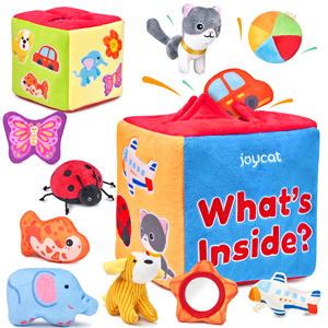 Caja de Juguetes Montessori Joycat para Bebés, Kit de Desarrollo Sensorial, Habilidades Motoras Finas y Cognición Espacial, Caja de Entrenamiento de Integración Sensorial - Product Image 1