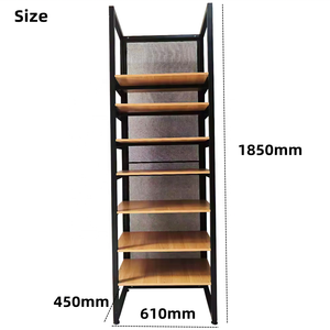 Expositor de Hierro y Madera Personalizado para Tiendas de Abarrotes y Supermercados, para Cosméticos, Maquillaje, Productos para <span class=keywords><strong>el</strong></span> Cuidado de la Piel, Juego de Esmaltes de Uñas - Product Image 2