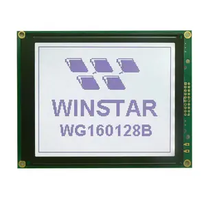 RTS Winstar WG160128B 129x102mm 5V Parallel T6963C Blue Graphic LCD Display 160x128 Module