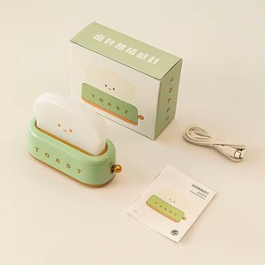 Tostadora creativa Lámpara de mesa Carga USB Decoración del hogar Temporizador Luz de noche LED para niños - Product Image 3