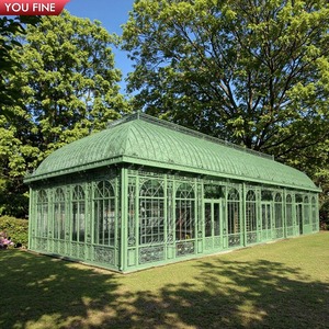 Invernadero de Jardín YOUFINE, <span class=keywords><strong>Orangerie</strong></span> de Hierro Forjado, Gazebo para Jardines y Estancias Históricas al Aire Libre - Product Image 2