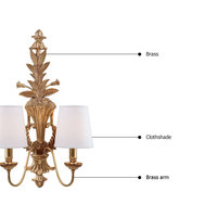 2 lampes murales LED dorées, modèle de luxe de bonne qualité, en laiton, éclairage d'intérieur, luminaires pour le salon, les escaliers