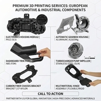 Service d'impression 3D personnalisé PLA ABS Résine Métal Prototypage rapide Pièces industrielles Fabrication OEM Usine chinoise