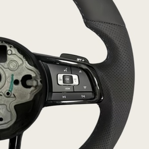 Volante de Cuero para Automóvil, <span class=keywords><strong>Venta</strong></span> Directa de Fábrica, para Volkswagen Golf 6 MK6 GTD <span class=keywords><strong>GTI</strong></span> R Scirocco <span class=keywords><strong>Polo</strong></span> - Product Image 5