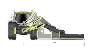 Broyeur mécanique AWON DM520 pour fossés et talus, monté sur tracteur lourd 140-180 CV - Product Image 4