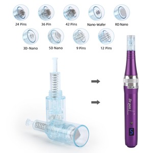 Hadiyah Beauty 12/36/Agujas de Nanotubos <span class=keywords><strong>Dr</strong></span>. Herramienta de belleza <span class=keywords><strong>Pen</strong></span> <span class=keywords><strong>X5</strong></span> para difuminar líneas finas, maquillaje permanente con microagujas - Product Image 3