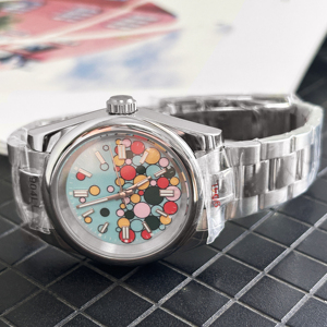 Đồng hồ cơ chế độ Nhật Bản NH35, mặt số cầu vồng xanh, tùy chỉnh logo OEM, dành cho nam - Product Image 5