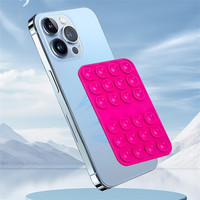 Support de téléphone personnalisé en silicone écologique à double face, réglable, étanche, pour utilisation sur le bureau, avec une forte fonction d'aspiration