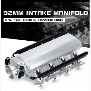 Новый впускной коллектор из модифицированного алюминиевого сплава с увеличенным диаметром 102 мм/92 мм для CHEVROLET ORLANDO SK7 2020- (модели LS, LS2, LS6, 4.8L, 5.3L) - Product Image 2