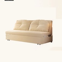 Sofá cama de tela de 1,8 metros, doble propósito, plegable, multifuncional, para sentarse y dormir, para salas de estar pequeñas y dormitorios