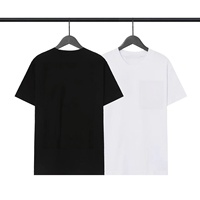 Camiseta de Hombre 2026, Nueva, de Alta Calidad, Verano, Transpirable, Cuello Redondo, Cómoda, Informal, Lisa, Absorbe la Humedad, Estilo Vintage