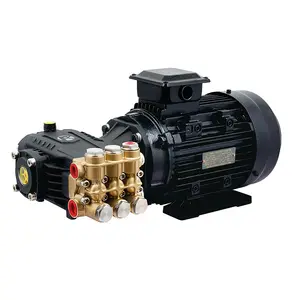 200bar 2900psi 13.2lpm 3.5gpm high pressure triplex plunger pump with electrical motor high pressure car washer machine