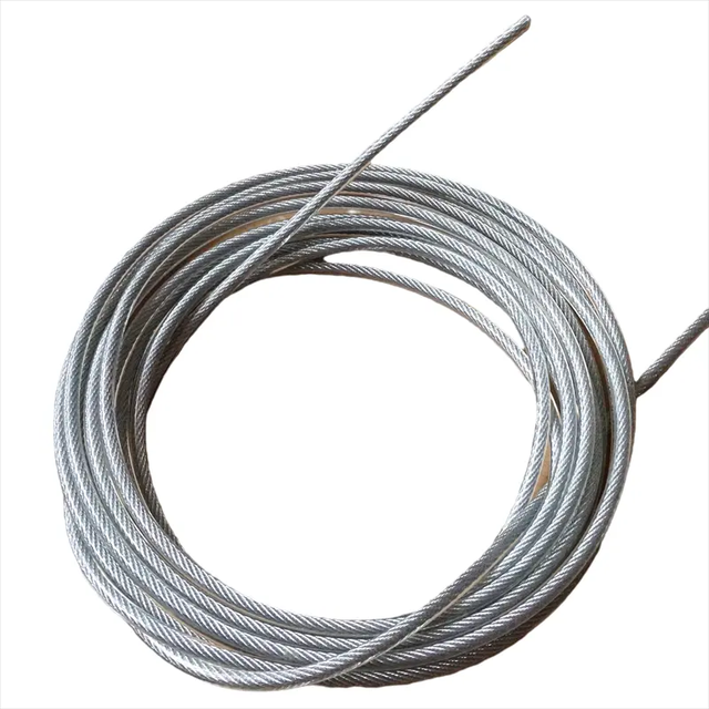 1.5mmblack Oxide Galvanized Wire Rope Aircraft Coating Cables for Strong Acid,High Humidity Rainforest,Ocean,Ships
