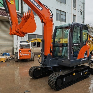 Excavadora hidráulica Doosan original usada, motor Doosan de 5,5 toneladas, capacidad de cubo de 0,2 m, rentable, precio bajo, sur - Product Image 3