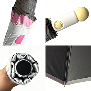 <span class=keywords><strong>Parapluie</strong></span> pliant automatique à pois, poignée créative en forme de sucette, protection UV, coupe-vent, logo personnalisé, <span class=keywords><strong>parapluie</strong></span> de pluie, paraguas - Product Image 3