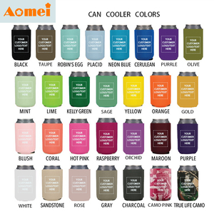 AOMEI di vendita calda prodotto su misura tobby Cooler per matrimonio tobby titolari in Neoprene porta lattine sottili - Product Image 2
