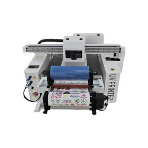 Stampante per etichette a getto d'inchiostro <span class=keywords><strong>UV</strong></span> 6080 per carta acrilica in plastica di vetro con inchiostro commestibile Touch Screen automatico ad alta velocità - Product Image 2