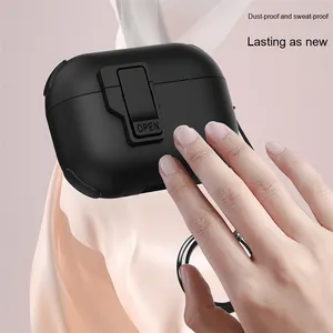 Funda protectora para Apple para <span class=keywords><strong>Airpods</strong></span> <span class=keywords><strong>Pro</strong></span> 2 y 4 para Bluetooth Switch Pop-Up Cover Funda para auriculares de <span class=keywords><strong>segunda</strong></span> generación - Product Image 4