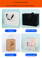 Bolsas de Papel para Compras con Logotipo Personalizado al por Mayor, Bolsas de Regalo de Papel Blanco de Lujo Grandes para Ropa y Negocios