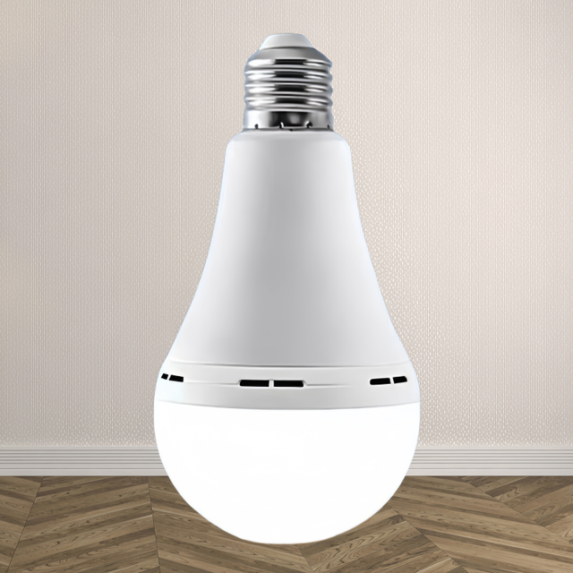 LED Emergency Bulb Exit Sign Light Low Voltage Smart Chargeable Lithium Battery 12W 3-4 Hours Emergency Time Camping High CRI 90